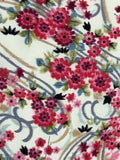 7773:1950s Floral Meisen Silk,mid closeup