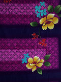 6963:1990s Japanese Yukata Cotton,close